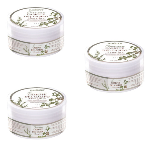 Crema Camote Del Campo & Jengibre 110gr Florigan® (3 Piezas)