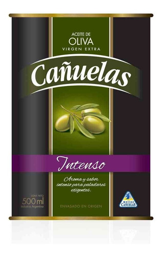 Cañuelas Aceite De Oliva Extra Virgen Lata De 500cc.