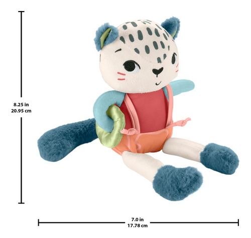 Fisher-price Bebés Diviértete Con Leopardito De Las Nieves Multicolor