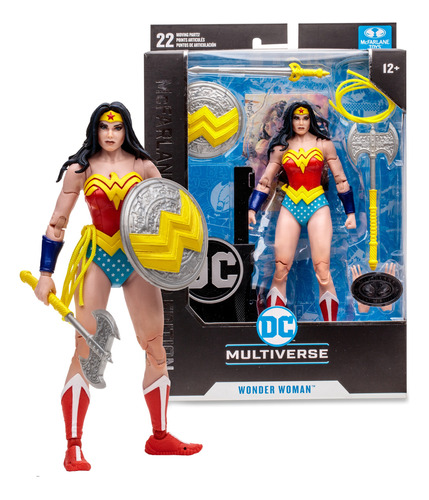 Boneca Wonder Woman Mcfarlane Toys Platinum Edition Mulher