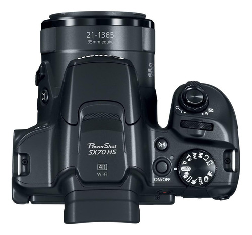 Canon Powershot Sx70 20.3mp Zoom 65x 4k Lcd 3 Negra