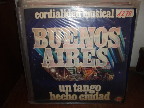 Vinilo Buenos Aires Un Tango Hecho Ciudad T3