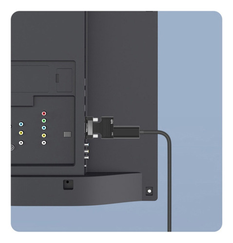 Convertidor Adaptador Hdmi Hembra A Vga Macho Y Audio 3.5 (Usado)