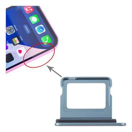 Compatible Bandeja De Tarjeta Sim + Para iPhone 16