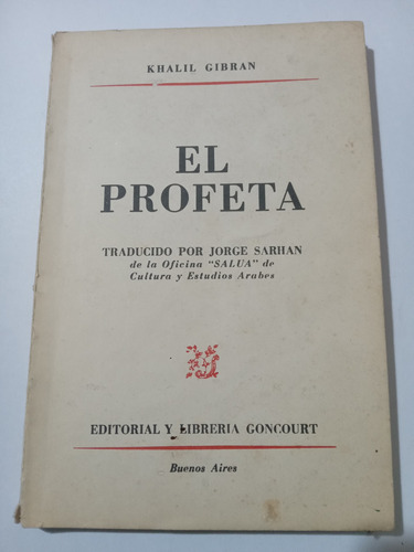 El Profeta, Khalil Gibran