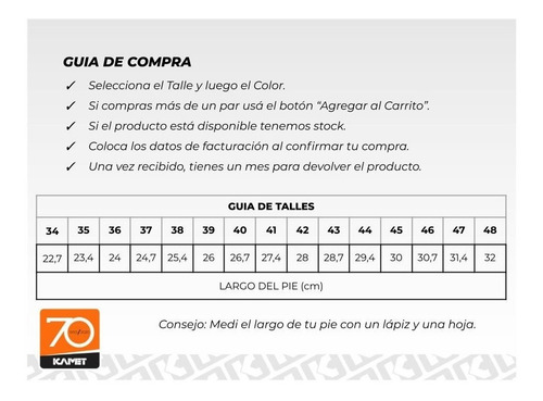 Imagen 6 de 6 de Calzado De Seguridad Kamet Zapato Trueno Waterproof P. Acero
