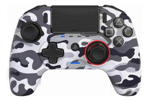 Controle joystick sem fio PlayStation Nacon Revolution Unlimited Pro Pro camuflagem cinza