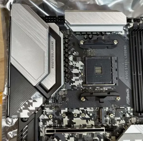 Amd Ryzen 7 5700x3d Mais Placa B550 Steel Legend Seminovo