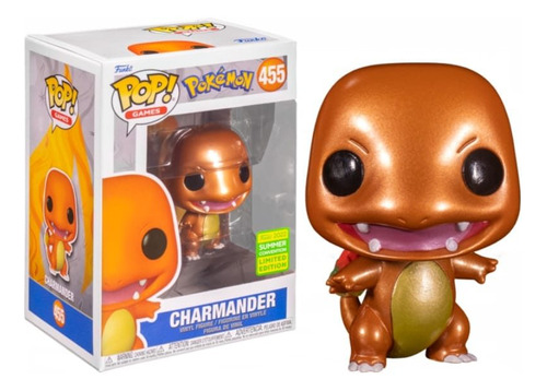 Funko Pop Charmander Metálico Sdcc Exclusivo Nuevo Original 