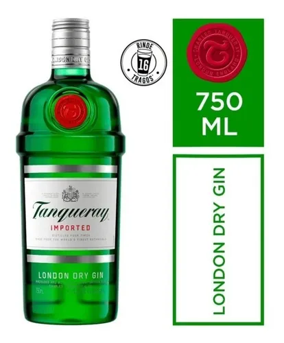 Gin Tanqueray 700ml Botella London Dry Destilado.-