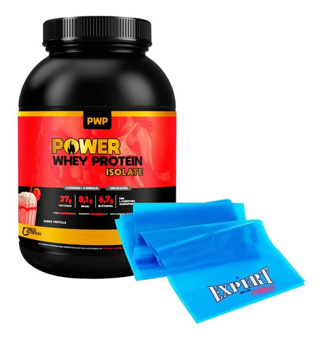 Suplemento Pwp Whey Protein Isolate 908g + Theraband! El Rey