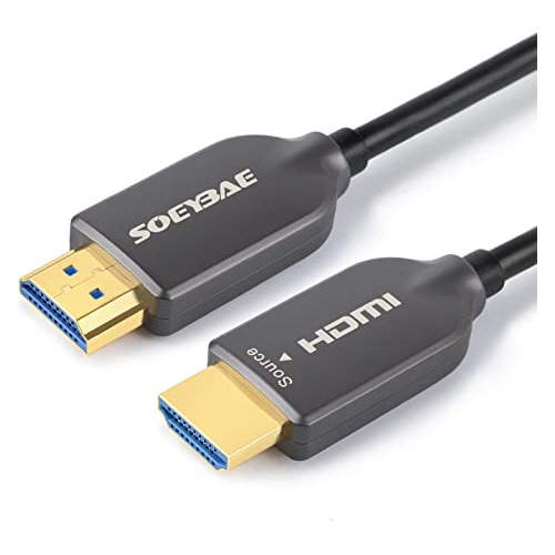 Soeybae Cable Hdmi De Fibra Óptica 4k De 100 Pies/98.4 Ft, C