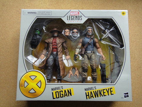 Marvel Legends Old Man Logan & Hawkeye X-men 20th Hasbro (Usado)