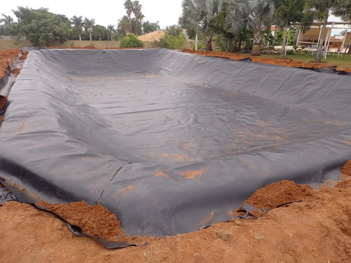Lona Para Tanque Peixe Lago Geomembrana PEAD 0,5mm 10x8