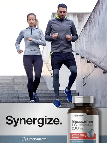 Glucosamina Hcl Con Ácido Hialurónico 2000 Mg 120 Comprimido Sabor