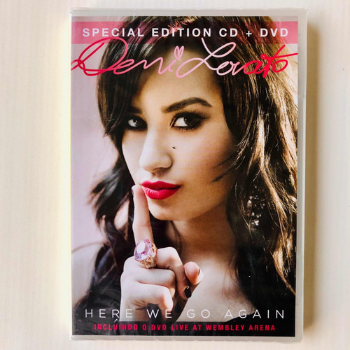 Demi Lovato Here We Go Again Deluxe Edition Cd + Dvd Limited