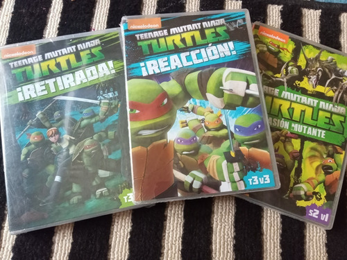 Tortugas Ninja Dvd Retirada Reaccion Invasion