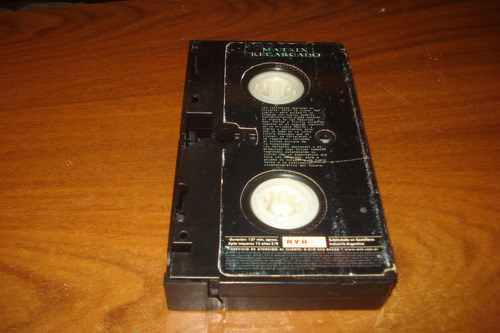Vhs Matrix Recargado ( The Matrix Reloaded, 2003) (Usado)