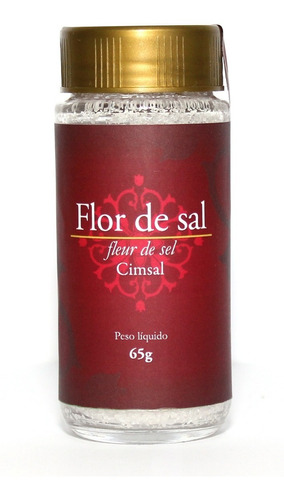 Flor De Sal Tradicional Natural 65g Gourmet