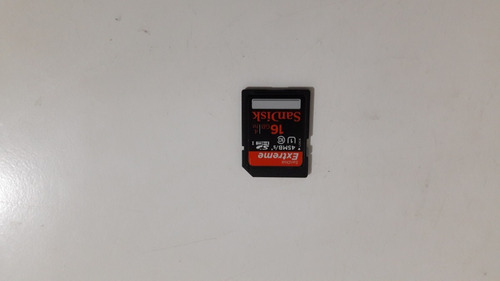 Cartão Sandisk Sd Sdhc Extreme 16gb Classe 10 Full Hd Sjuros
