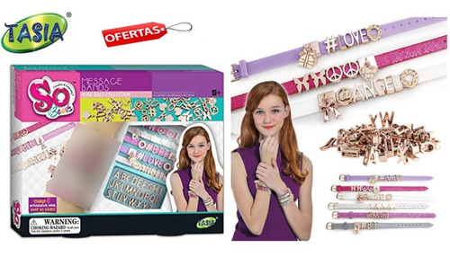 Imagen 2 de 6 de Kit Bisutería Para Crear Pulseras Joyas Para Niñas