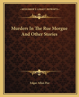 Libro Murders In The Rue Morgue And Other Stories - Poe, ...