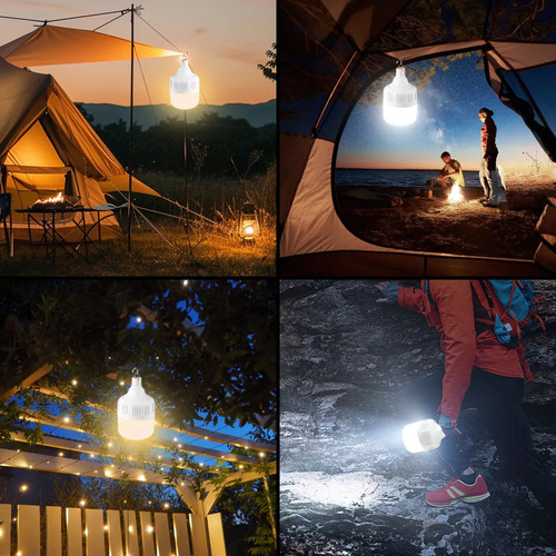 10 Pzs 80w Lámpara Portatil Recargable Emergencia Usb Lámpara Foco Led De Iluminación Led Luces De Emergencia