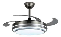 Comprar Ventilador De Techo Vitta Plateado Con Aspas Retractiles