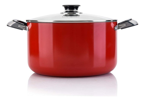 Batería De Cocina Roja Alpine 16 Piezas Con Antiadherente