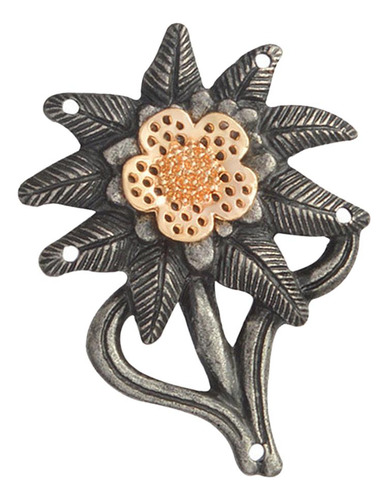 Moda Mujeres Hombres Edelweiss Flor Broche Insignia Insignia