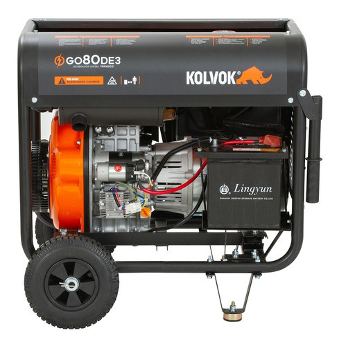 Generador Eléctrico Trifásico Diesel Go80de3 8.1kva/induhaus