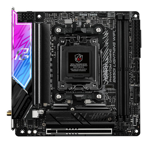 Motherboard Asrock B860i Lightning Wifi Lga1851 Mini Itx