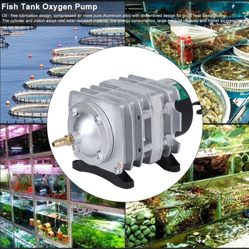 Imagen 4 de 9 de Dc Bomba Magnética De Oxígeno, Compresor De Aire Acuario