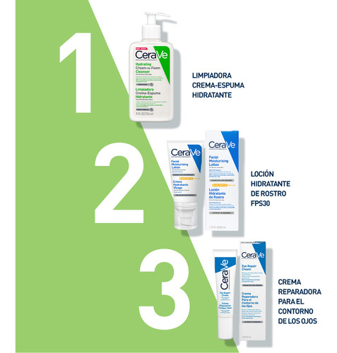 Crema Espuma Cerave Limpiadora Hidratante Para Rostro 236ml