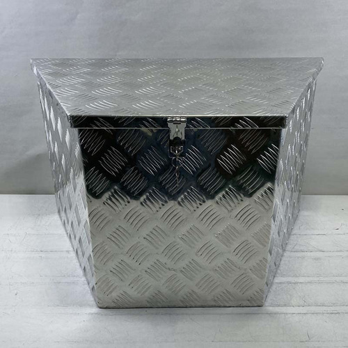 Caja Herramienta Aluminio Lengua Placa Diamante Impermeable