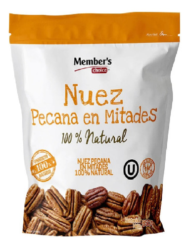 Nuez Pecana En Mitades 850grs Member Choice