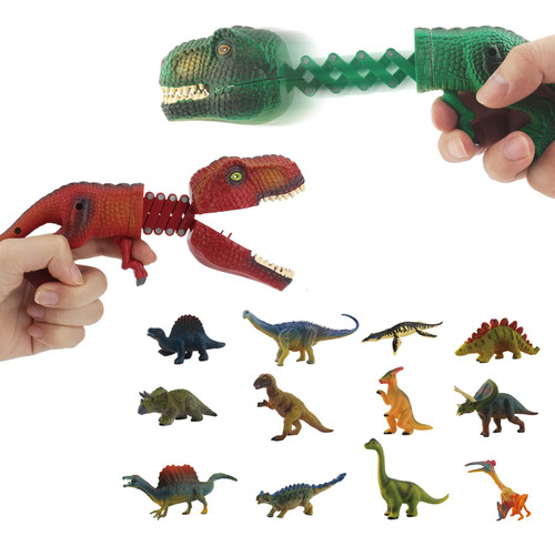 Dinobros Hungry Dino Grabber Juguetes 2 Dinosaurios Chomper