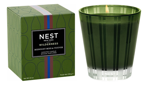 Fragancias Nest Midnight Moss & Vetiver Classic, Vela De Lar