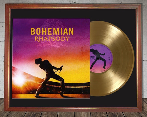 Queen Bohemian Rhapsody Soundtrack Tapa Lp Y Disco De Oro