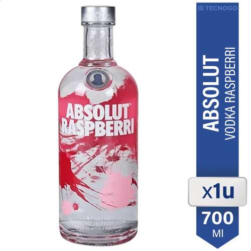 Vodka Absolut Raspberri Sabor Frambuesa - 01almacen
