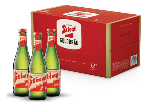 24 Cervezas Austriacas Stiegl Goldbrau De 330 Ml