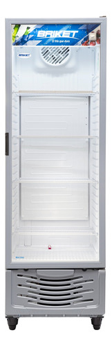 Heladera Vertical Briket Máster 5000nueva En Caja Gris Oscuro