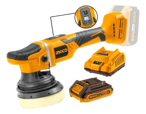 Lustra Pulidora Inalámbrica 20v 125mm Batería 2ah + Cargador