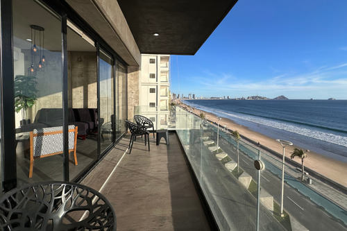Departamento En Renta Frente Al Malecón En Torre Catania Mazatlán