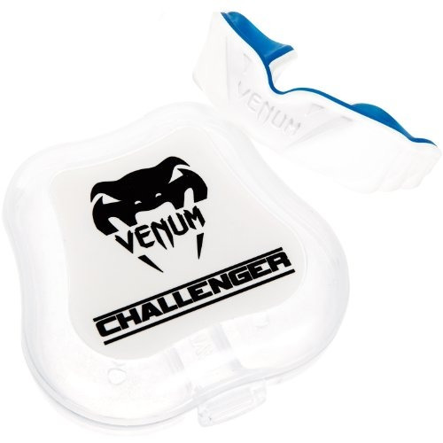 Imagen 6 de 6 de Protector Bucal Challenger Venum, Blanco / Azul