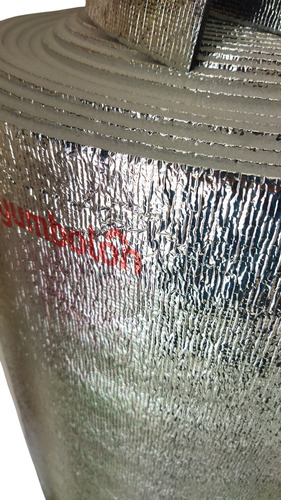Aislante Termico 8mm Para Piso Auto Y Capot Foil Aluminio