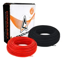 Comprar Pack 2 Cajas Cable Condumex Nylon Vinanel Cal 12 100m P\u002Fcaja Negro Y Rojo