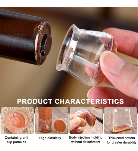 32 Tapones De Silicona Para Sillas, Protectores Con