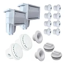 Comprar Kit Empotrables Para Alberca 2 Desnatador + 8 Boq Retorno