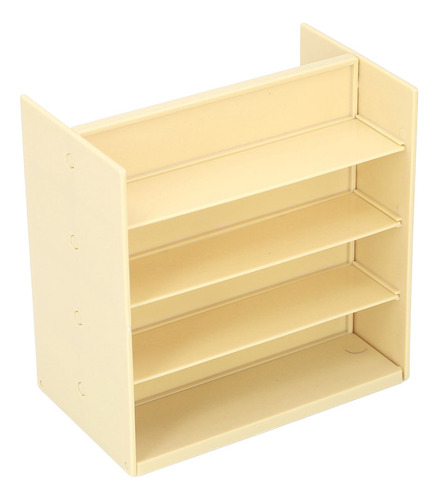 Estante Amarillo En Miniatura De Madera Para Casas De Muñeca